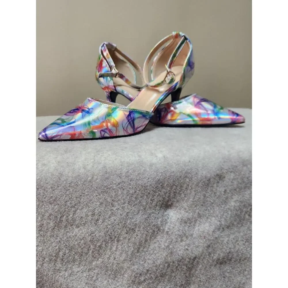 Women's Multi-Colored Dress Shoes Size 9.5